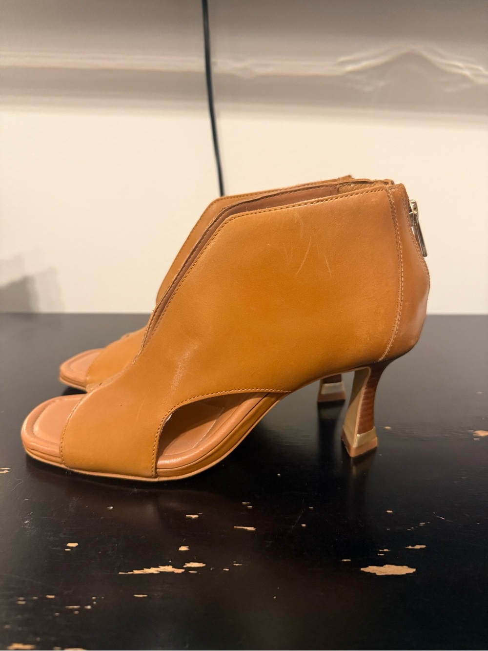 Vince Camuto Jesilia Open Toe
Bootie (Women) Size 8M LIGHT COGNAC - Picture 5 of 9